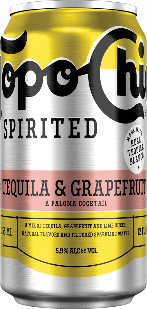 tequila and grapefruit topochico can