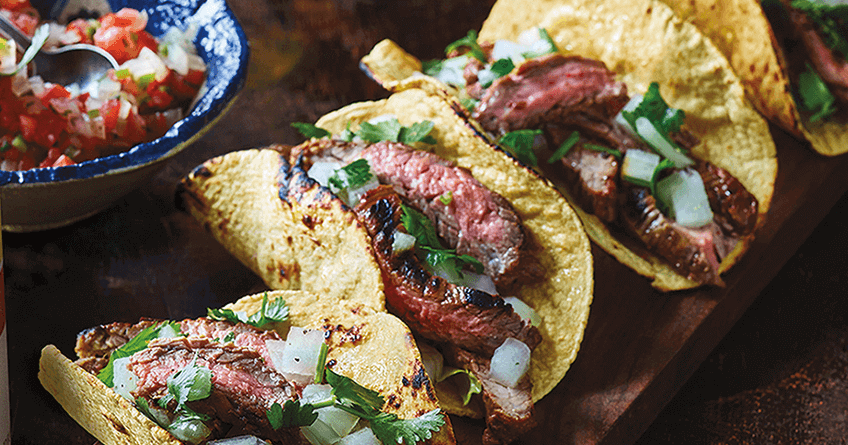 carne asada tacos