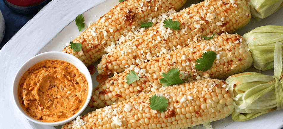 Grilled Corn with Chipotle Butter