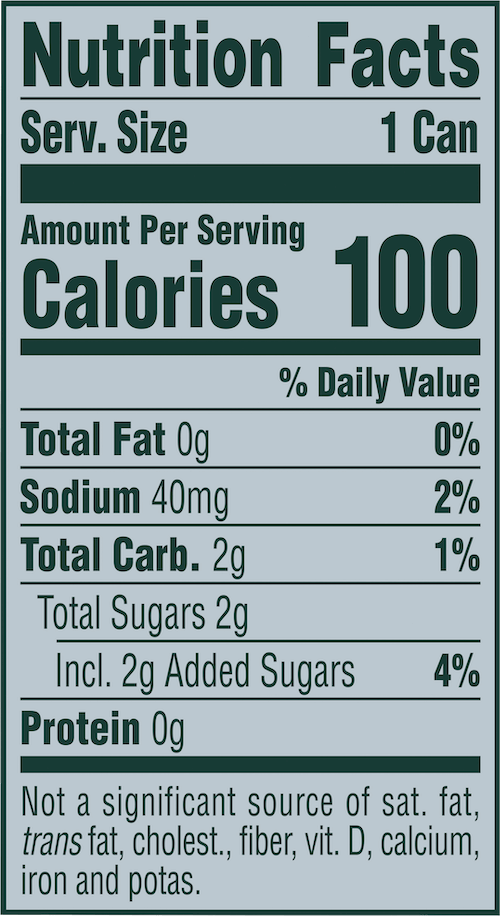 12 oz oasis cherry nutritional information