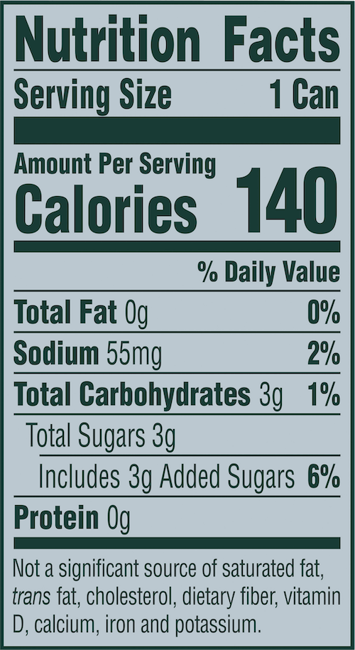 16 oz oasis cherry nutritional information