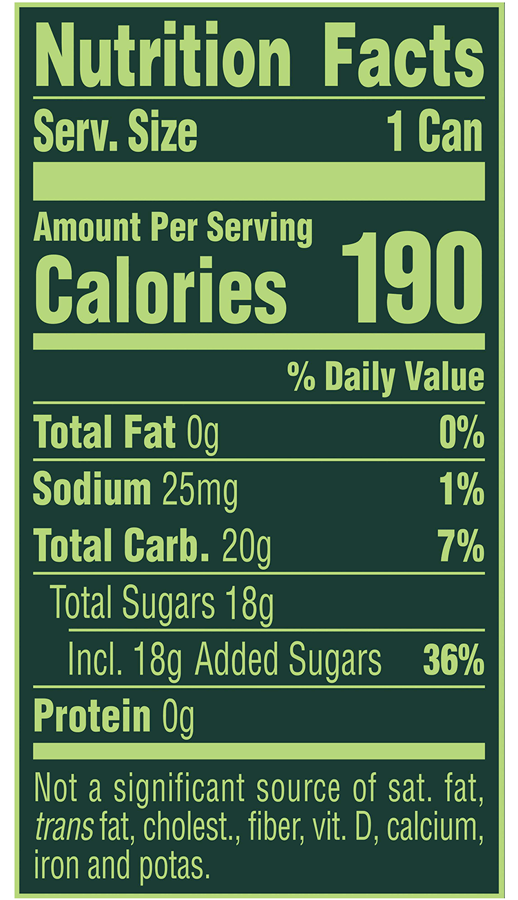 Signature Margarita Nutrition Facts