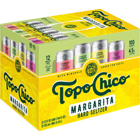 Topo Chico Hard Seltzer Strawberry Guava ABV 4.7% 24 Fl OZ - Cheers On  Demand