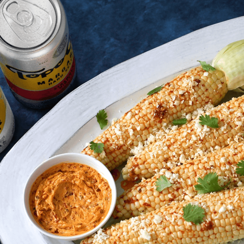 Grilled Corn with Chipotle Butter