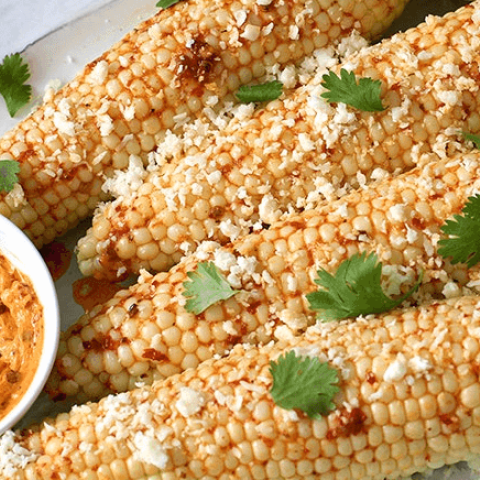 Grilled Corn with Chipotle Butter